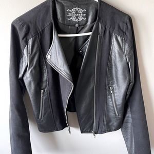 Leather jacket